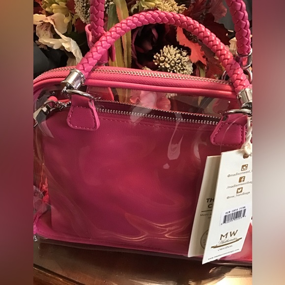 Madison West Handbags - Pink  Clear purse security clearance approved.